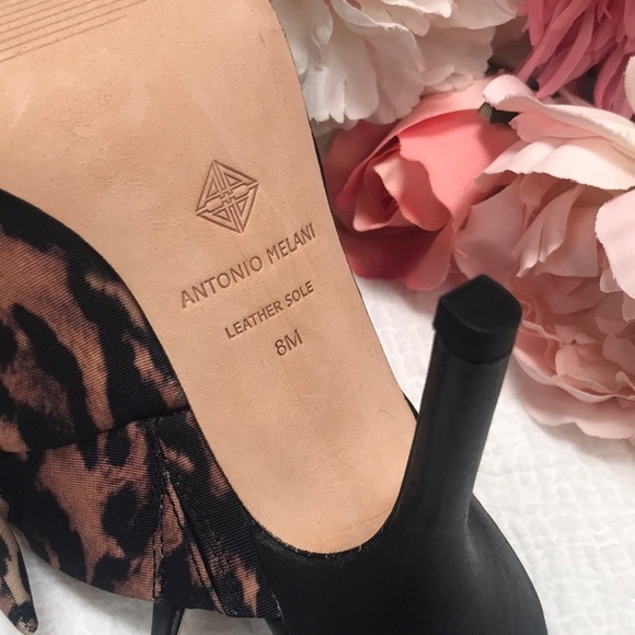 Antonio Melani Vilada Leopard Heels Size 8 - Picture 6 of 8